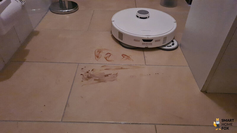 Roborock P20 Pro (Qrevo Curv) моет в экстремальном тесте на влажную уборку.